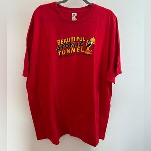 NWOT Atomic Tunnel Daytona Florida Red Crewneck T-shirt 2XL